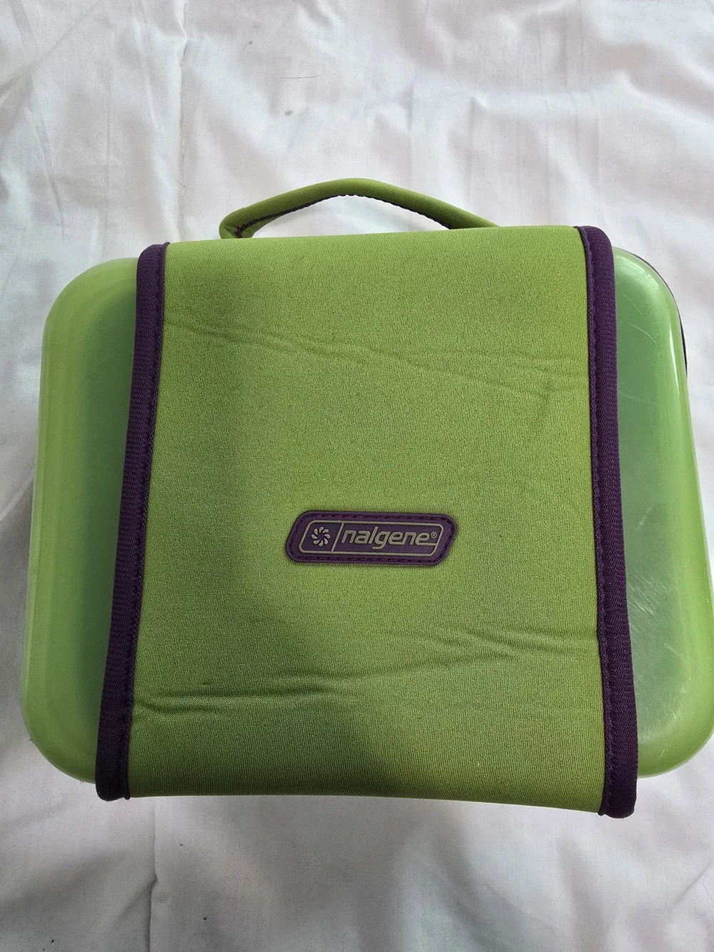 Nalgene Green & Purple Lunch Box/ Container